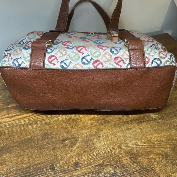 Etienne Aigner Handbag Women's Signature Brown Logo Shoulder Purse - Picture 10 of 15